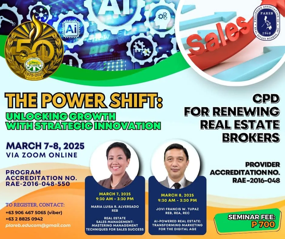 CPD: The Power Shift, March 7–8, 2025 seminar poster