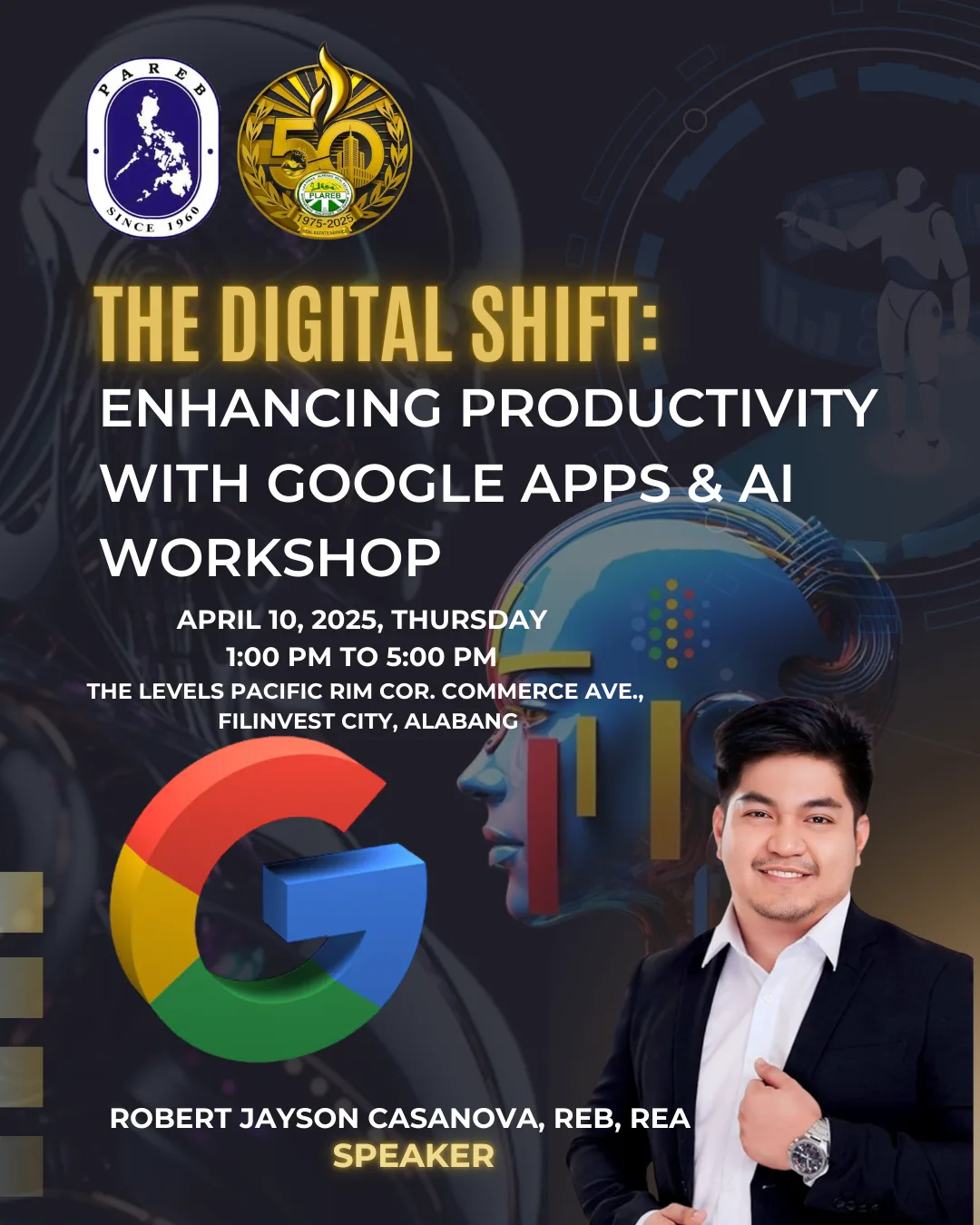 Workshop: The Digital Shift, April 10, 2025 seminar poster