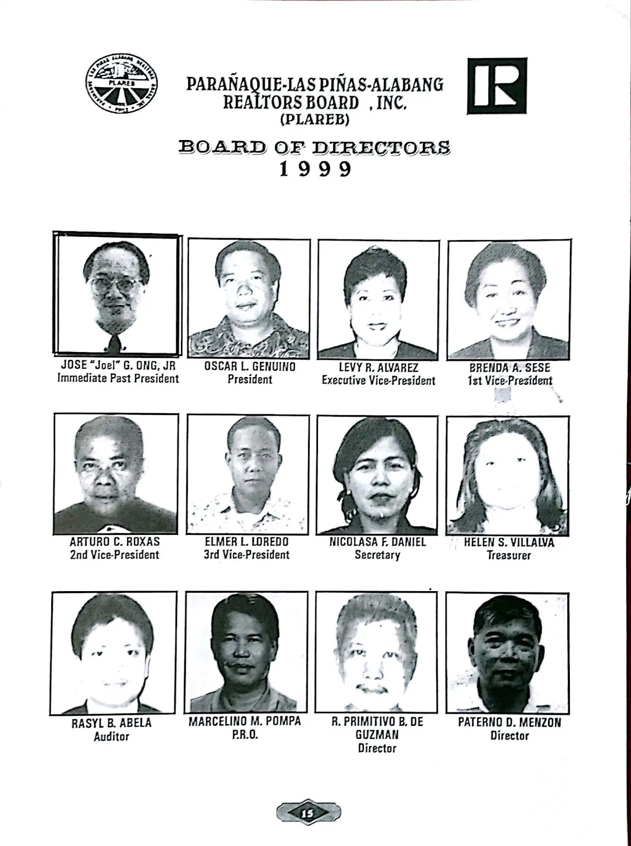 Board of Directors 1999