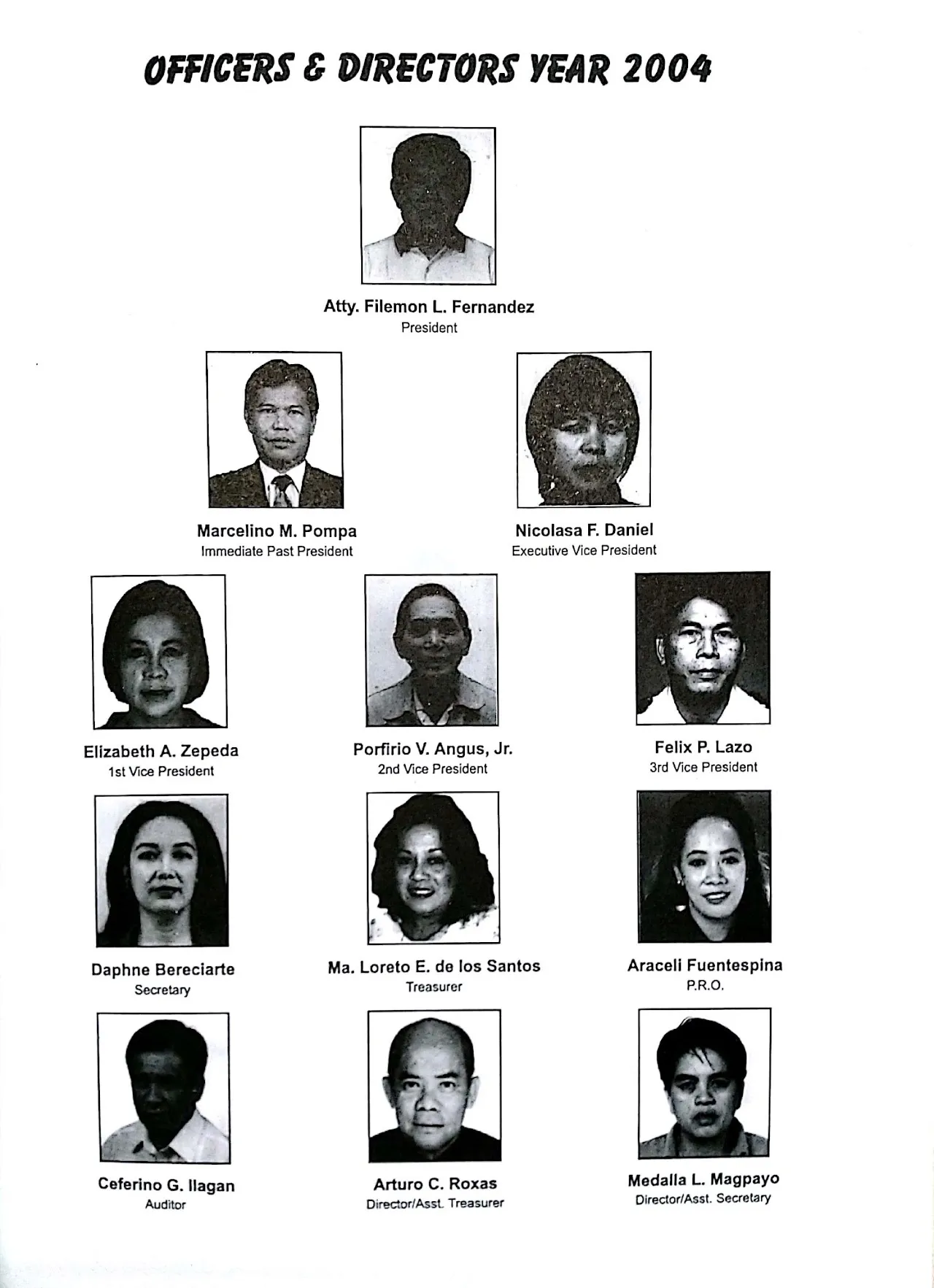 Board of Directors 2004
