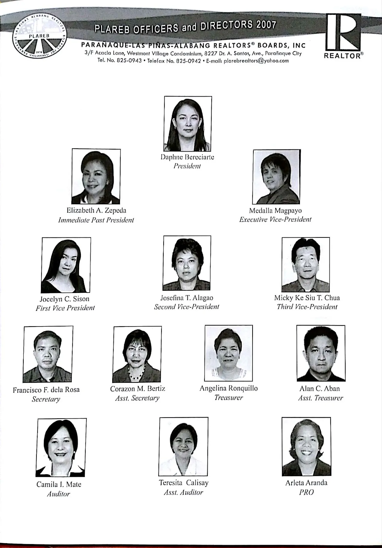 Board of Directors 2007